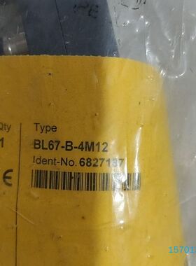 【顺庆】全新原装正品图尔克传感器BL67-B-4M12工程剩余一个，【