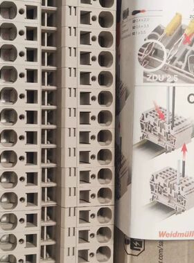 【顺庆】#电子电工材料 魏德米勒ZDU16端子整盒25只【议价】