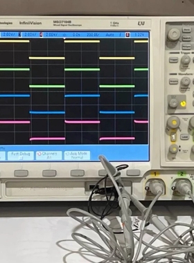 安捷伦MSO7104B示波器，功能正常【议价】