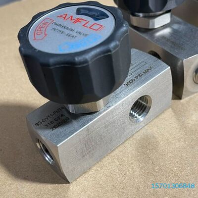 【顺庆】AMFLO敦阳SS-DV11-FNT4 手动隔膜阀 316不【议价】