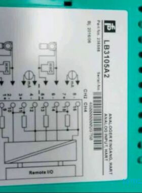 【顺庆】全新原装正品倍加福安全栅LB3105A2出售，远程控制器【议