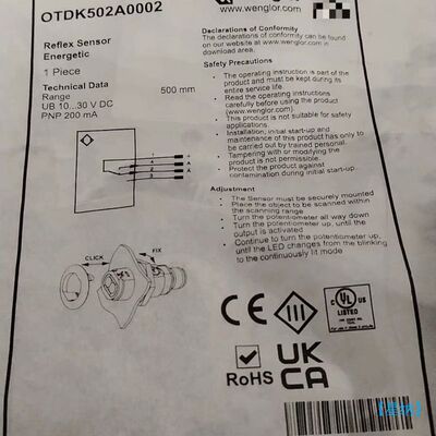 【星纳】威格勒 OTDK502A0002 传感器，全新原装未开封，实【议价
