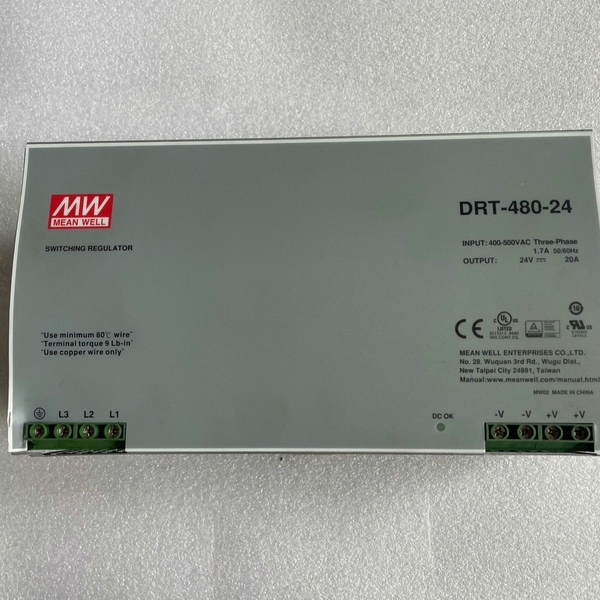 【顺庆】明伟开关稳压电源，型号：DRT-480-24，功能包好，实物【