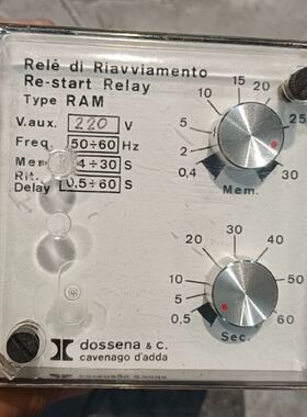 【顺庆】DOSSENA＆C 意大利继电器RAM 30/60，拆机成色【议价】