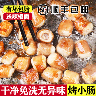 贵州安顺烤小肠九溪屯堡特色猪小肠夜市烙锅火锅烧烤食材半成品