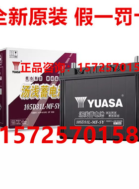 Yuasa汤浅蓄电池105D31L 适配老款丰田皇冠陆地巡洋舰SUV江铃皮卡
