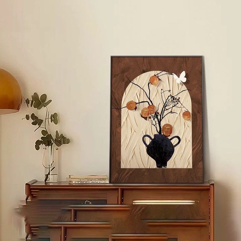 法式桌面摆台画复古客厅装u饰画中古风餐厅柿柿如意沙发背景墙挂,家居饰品,现代装饰画,淘宝优惠券,粉丝福利购,淘宝优惠卷