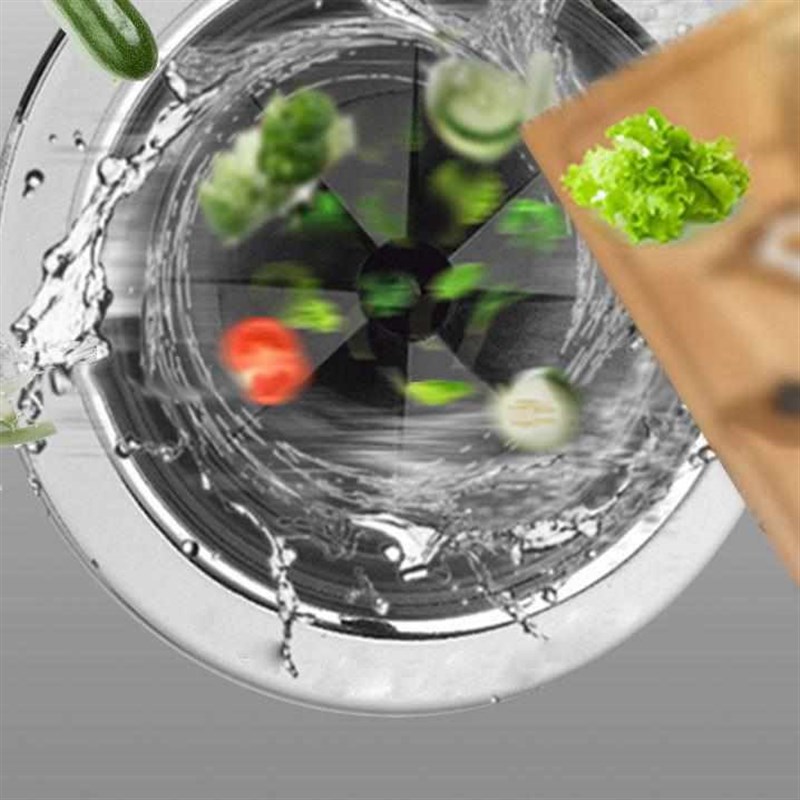 厨余家用垃圾处理器厨房水槽下水全自动食物细S垃圾粉碎机碎渣机