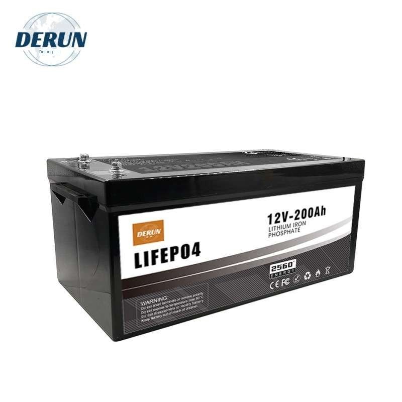 工厂12V200Ah锂电池组Rv智能公交站定制V磷酸铁锂电池组
