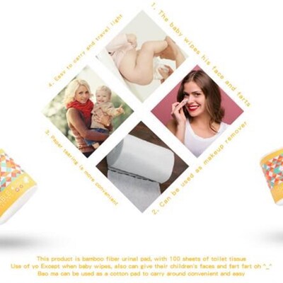 Happyflute h Biodegradable & Flushable diaper liners disp