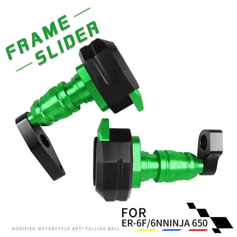 适用川崎ER-6F/6N ninja 65B0 12-16年改装车身防摔球防摔胶保护