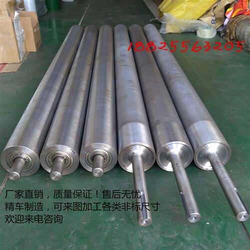 热销新品流水线滚筒m主动从动动力滚轮不锈钢镀锌镀铬输送带滚筒