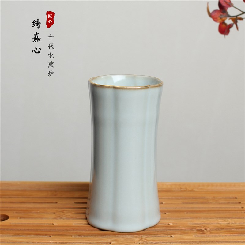 热销台湾绮嘉心十代R香炉陶瓷室内