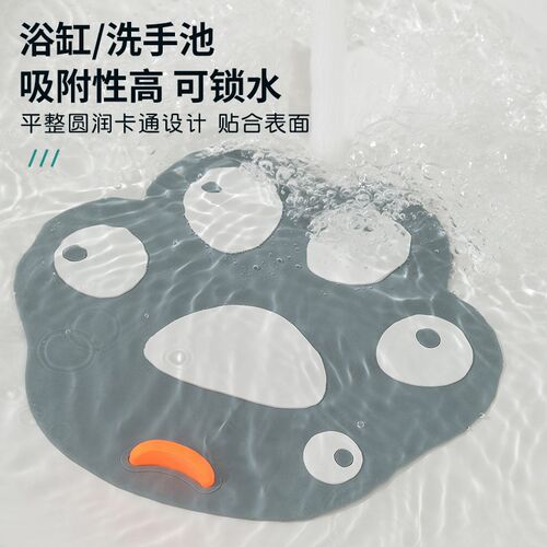 热销地漏防臭器硅胶垫p厕所下水道防返臭除味防虫神器下水道堵口