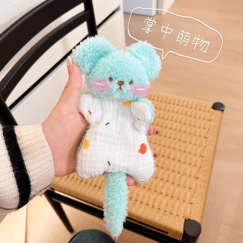 可爱治愈小动物安抚豆袋毛绒玩具