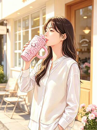 822-品牌 高颜值316不锈钢便携吸管水杯子