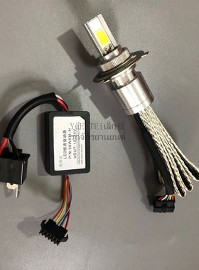 摩托车AIR BLADE125u弯刀125优客110大灯灯泡 LED白色车灯泡