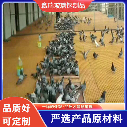 玻璃纤维鸽舍地网k网格格栅板家用鸭舍赛鸽养殖漏X粪地格栅鸽棚