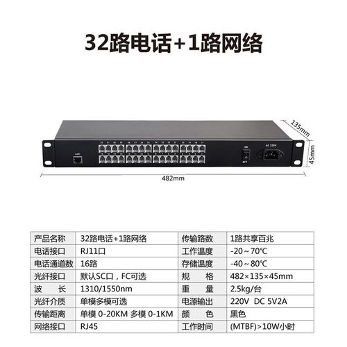 电话光端机16路32/24/48/64/1D28口带网络PCM语音转光纤收发器延