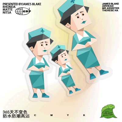 MBTI人格ISFJ女生款不干胶不掉色贴纸手账手机笔记本头盔车身贴纸