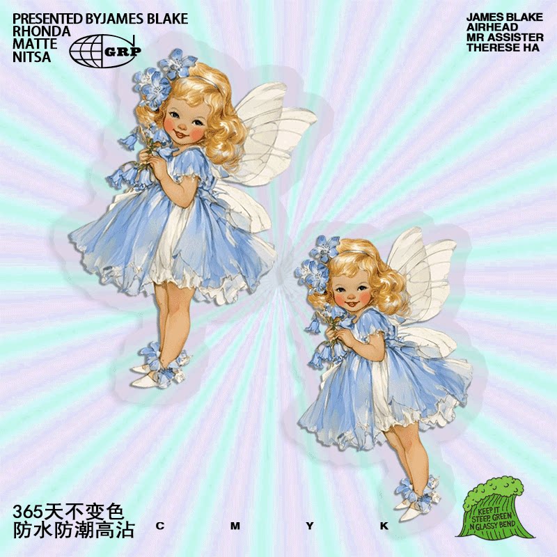 小精灵可爱芭比娃娃个性创意贴画车贴笔记本手机壳收纳盒防水贴纸