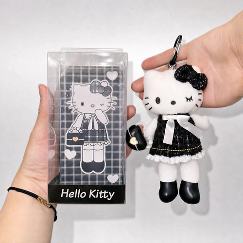 香港动漫节长腿kitty毛绒挂件
