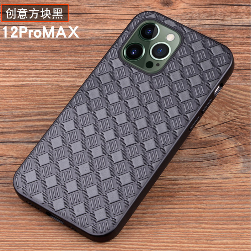 适用于苹果iPhone12promax手机壳苹果12全包边真皮12mini保护套pro max皮革限量款iPhone12pro高档牛皮套por