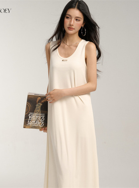 CHILL ZOEY舒适背心裙连衣裙2025新款今年流行爆款无袖背心裙女夏