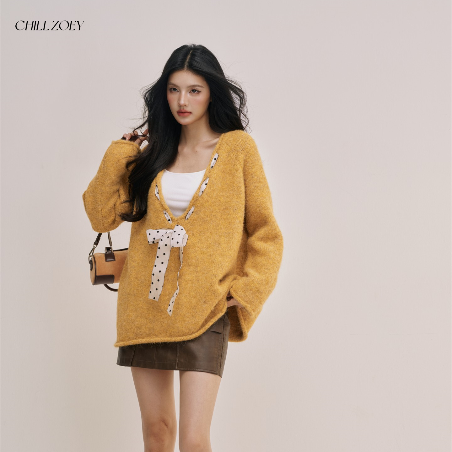 阿娇同款CHILLZOEY日落大道毛衣