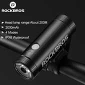 400 Bike Front Light Lights Bicycle 4000mah 8t00lumen 2000