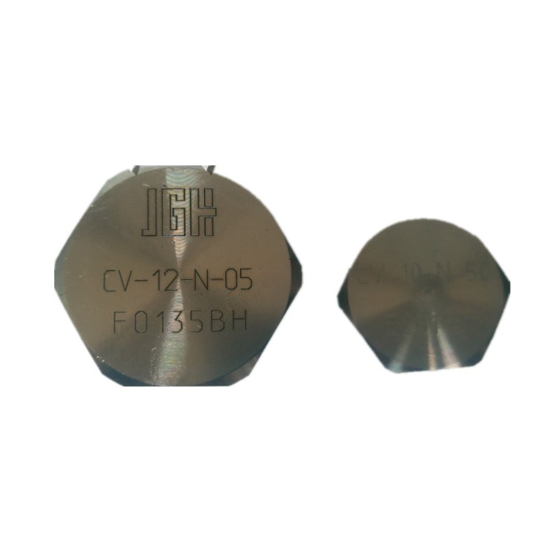 新款台湾JGH单向节流阀CV NV - 08 10 12 16 -N- 05 50 .20 75