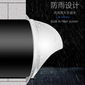 穿墙一体b式 静音排气扇抽风机双向壁挂棋牌室新风机系统家用换气