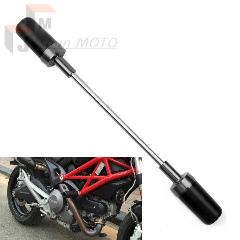 适用杜卡迪骇道821改装防摔u球 街霸848 车身保护球 防倒球 保险