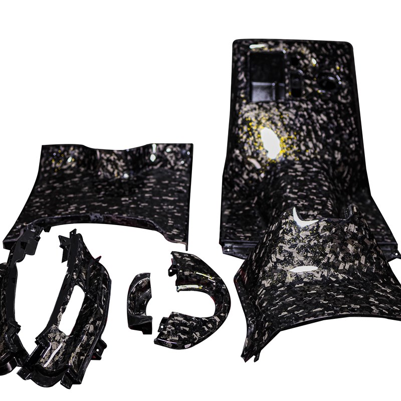 小牛电动车NQI/N1S/NGT系列改装内壳改装L锻造金粉碳纤维PP件黑件