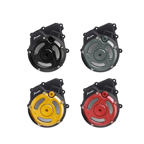 适用于飓风302R 赛350 追350改装 透明小齿轮S盖 左边透明电机盖