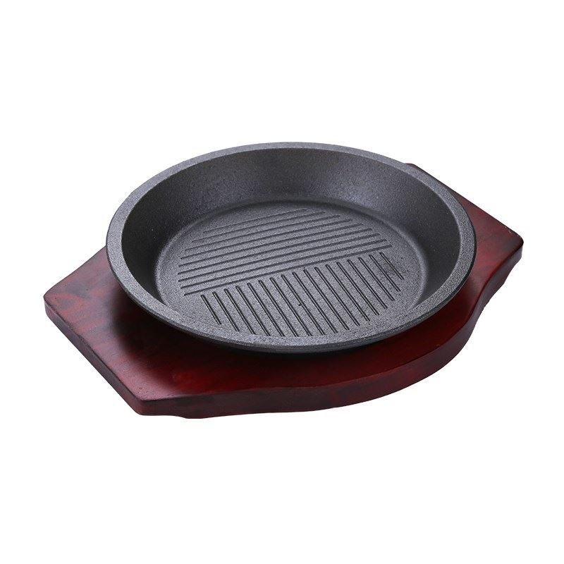 极速Cast-iron sizzling pluate commercial rectangular iron pl