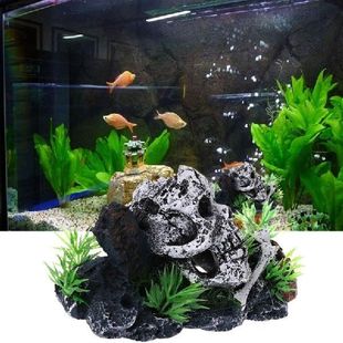 Pirate Reswin Skull Fish Orname 极速Aquarium Tank Decoration