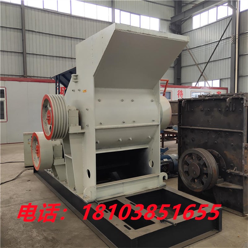 极速煤矸石双级式无筛底破碎机 煤渣炉渣粉碎N机 建筑垃圾双击破