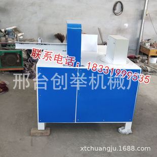 极速木工简易小型手动断木t锯自动圆木切断机 气动圆木上料截断锯