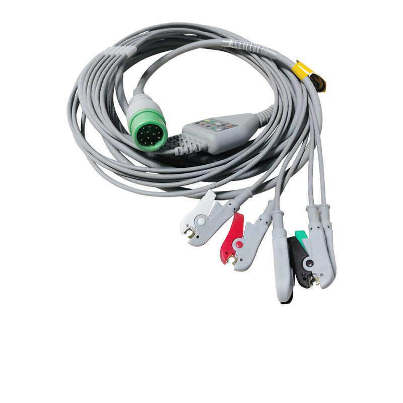 COMEN科曼C60 C80 C90 NC8 NC12 8000E监护仪心电导联线钳式 夹式