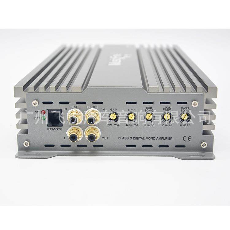 声火汽车音响功放单路功放 车载车音响改装12V D类数字功率扩大器