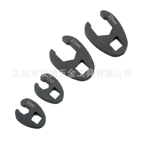 15件套油管开口扳手组合工具套装 扭力开口扳手头8-24mmU型接头厂