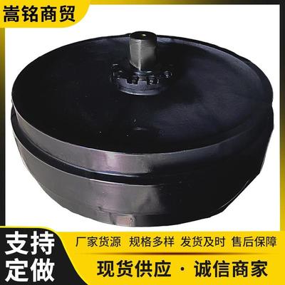 工程机械用推土机橡胶履带底盘D375A张紧轮原厂配件195-30-01431