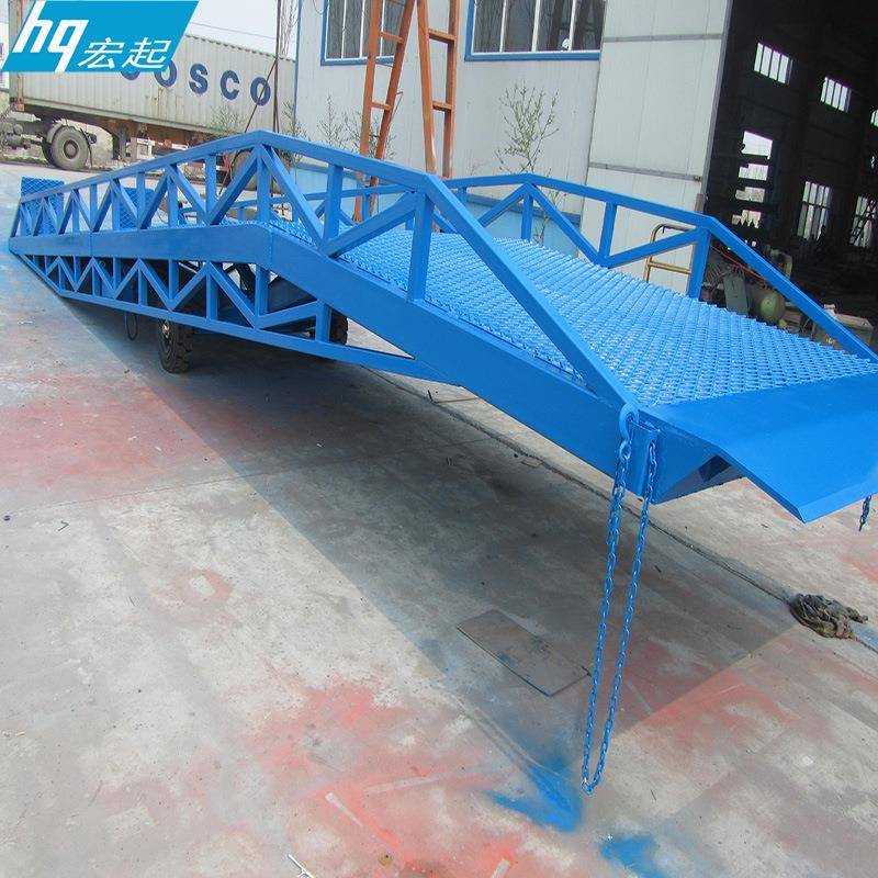 供应导轨式升降机液压货梯集装箱装卸平台移动式登车桥