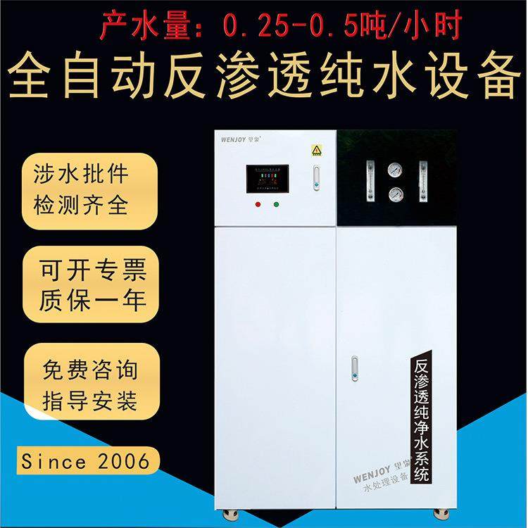 封闭机柜纯水设备商业商务纯净水直饮水机0.5吨净水机反渗透设备