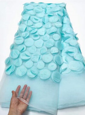 紫色面料亮e钻雪工坊切花切亮片绣花布菱形面料婚纱礼服表演服装