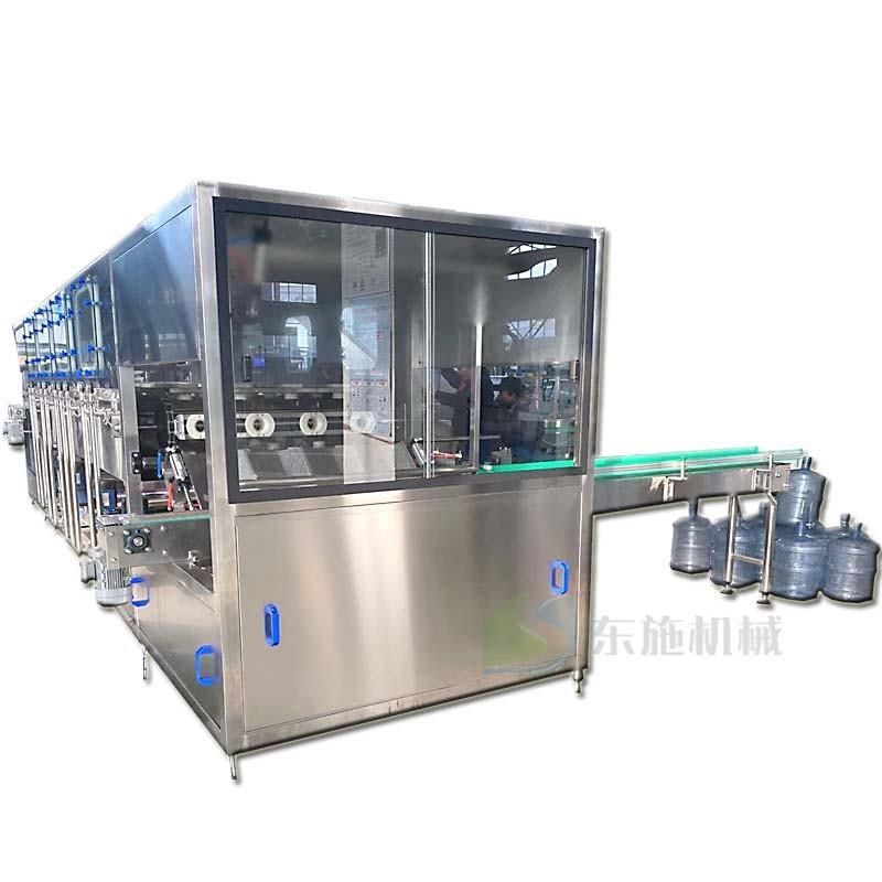 全自动一次性桶装水生产线t15L大桶水灌装设备5升瓶装矿泉水灌装