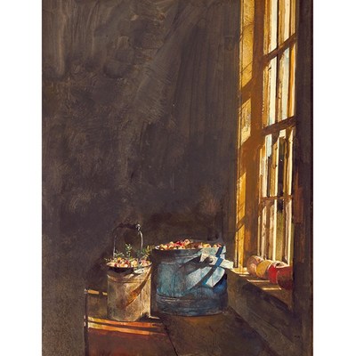 安德鲁怀斯艺术 装饰画 o网红ins风客厅书房 小红莓 Andrew Wyeth