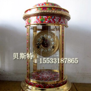 钟表亭式 上弦古典座钟仿古机械座钟挂钟苏钟蜡烛 座g钟老式