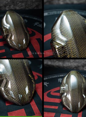 小牛电动车改f装bibi工厂锻造碳纤维U+M+金丝后挡泥板N系列配件